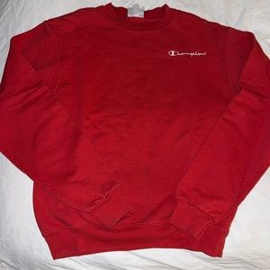 Champion Red Crewneck